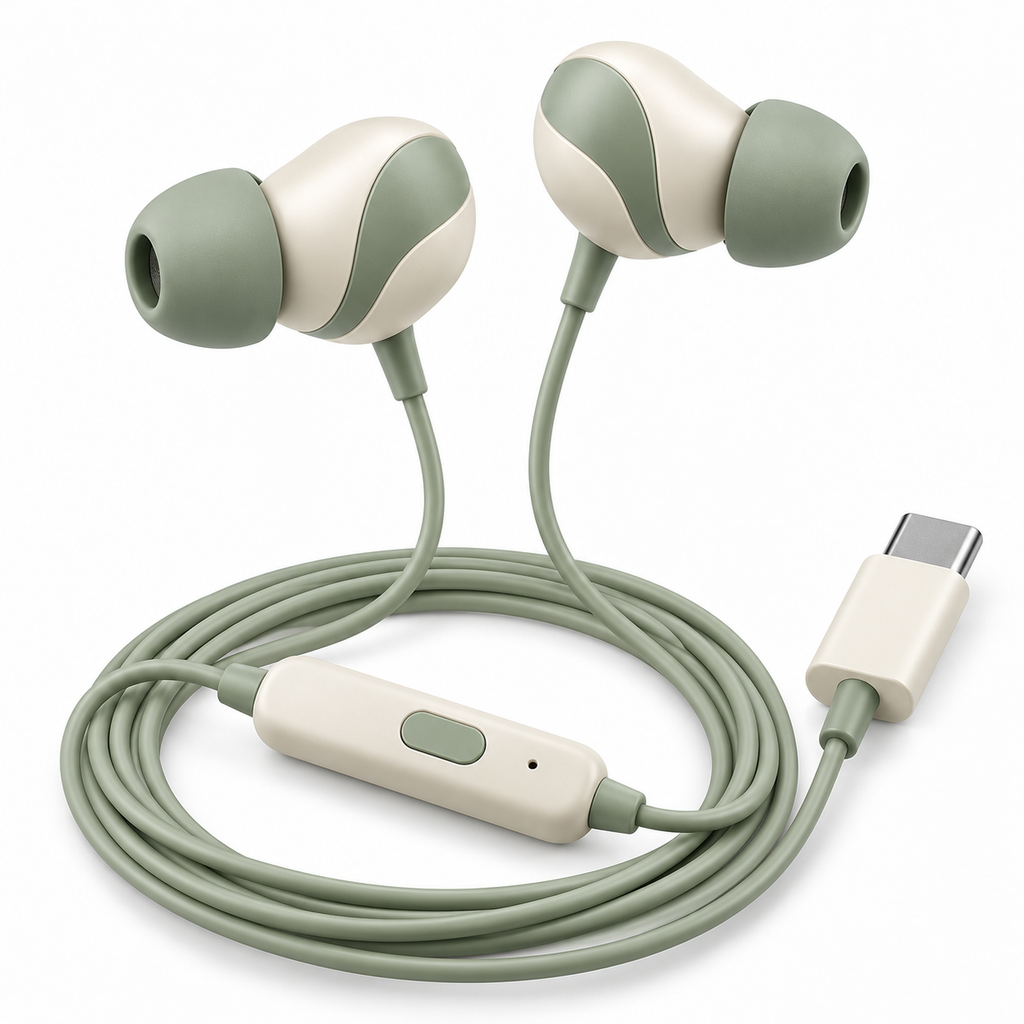 Compact USB-C In-Ear Earphones