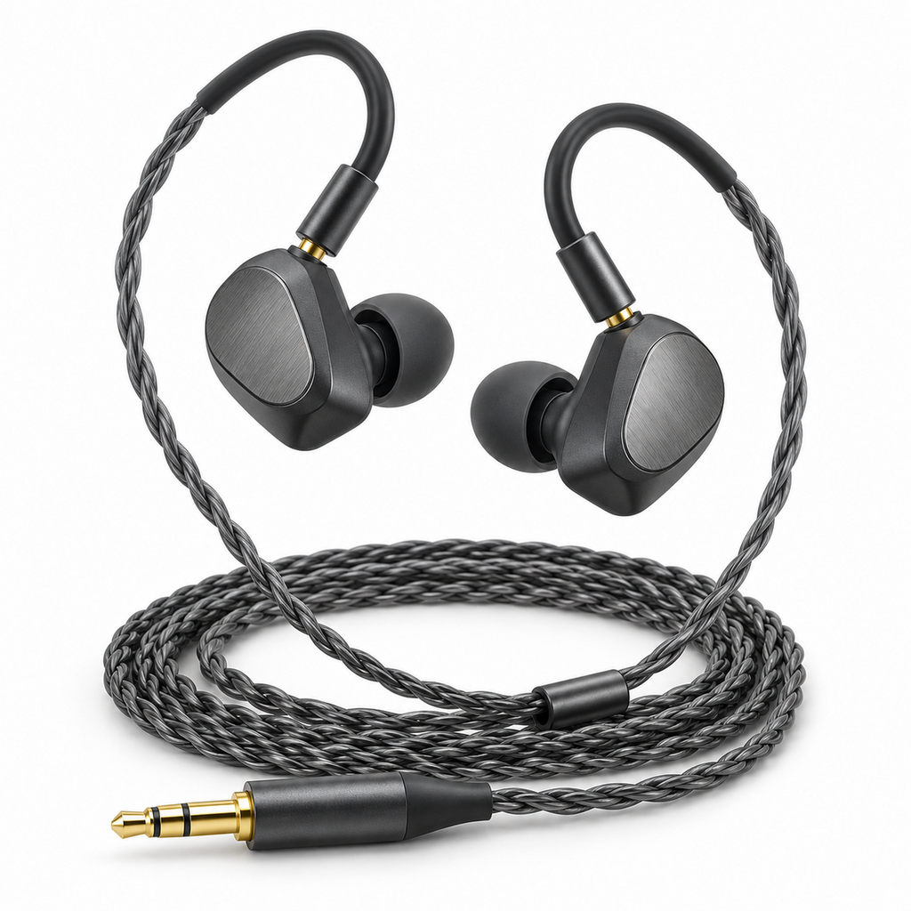 Contour-Fit Wired In-Ear Earphones