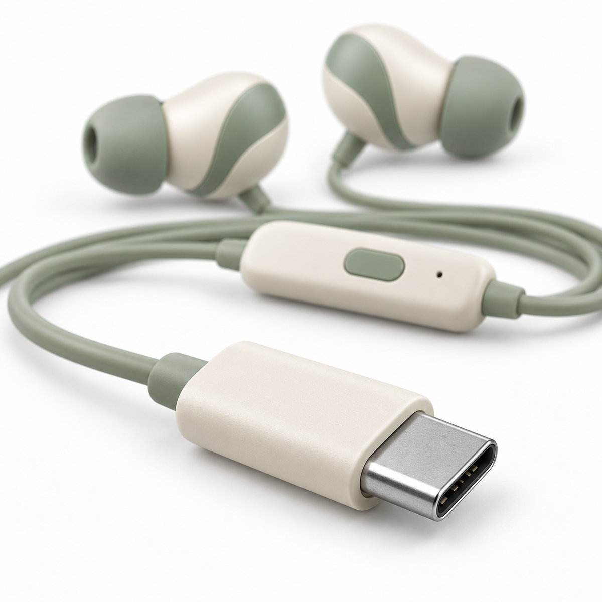 Compact USB-C In-Ear Earphones