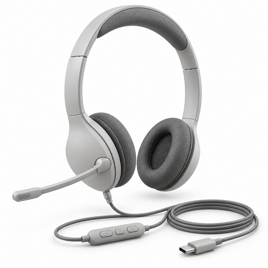 USB-C Wired Communication Headset