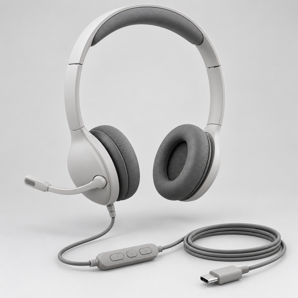USB-C Wired Communication Headset