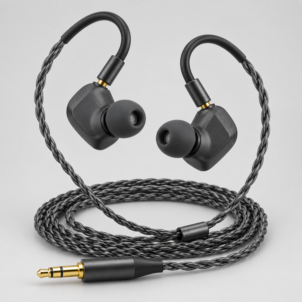 Contour-Fit Wired In-Ear Earphones