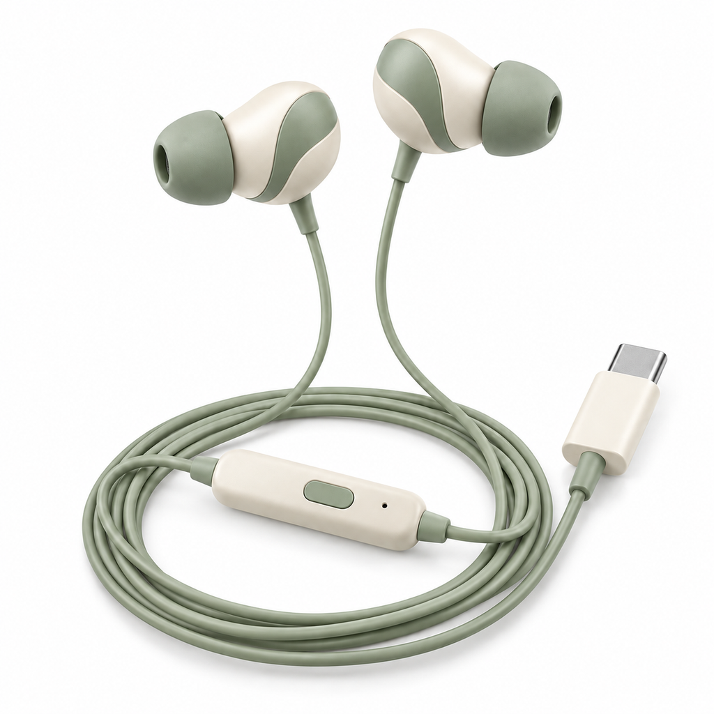 Compact USB-C In-Ear Earphones