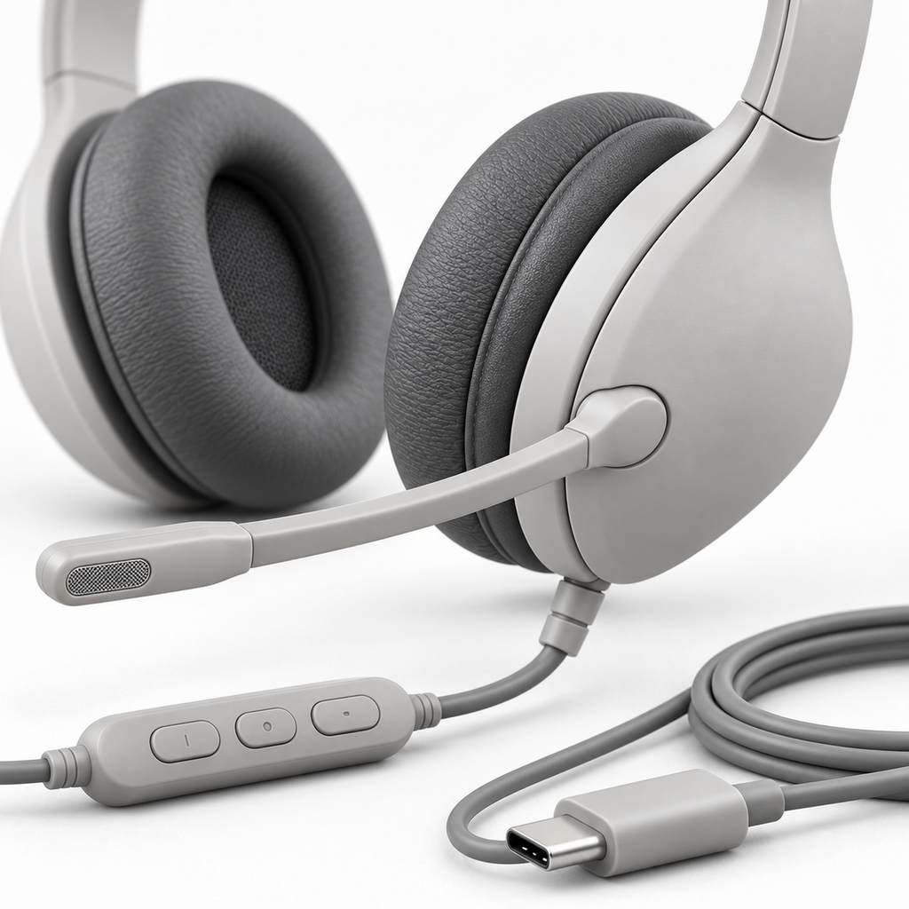 USB-C Wired Communication Headset