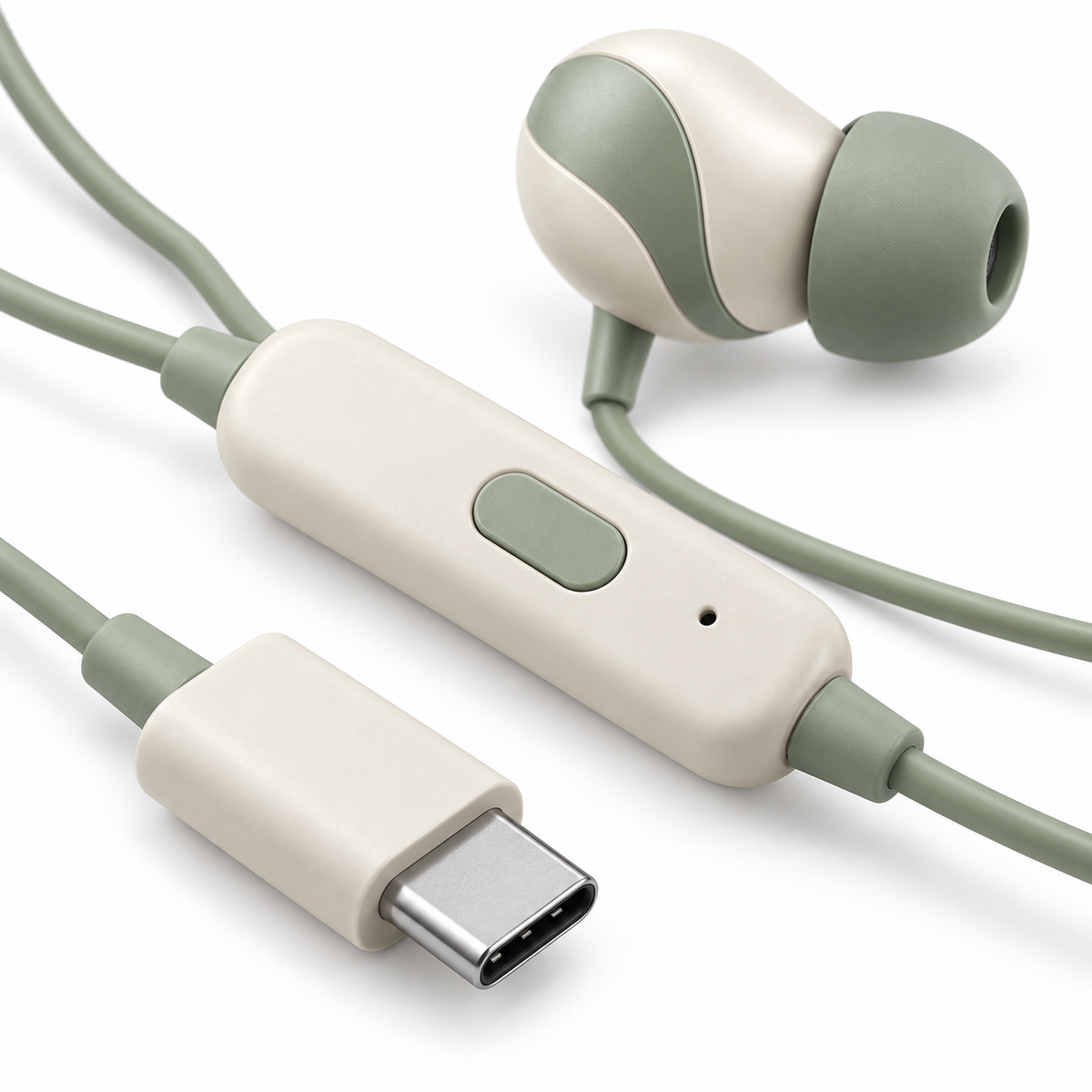 Compact USB-C In-Ear Earphones