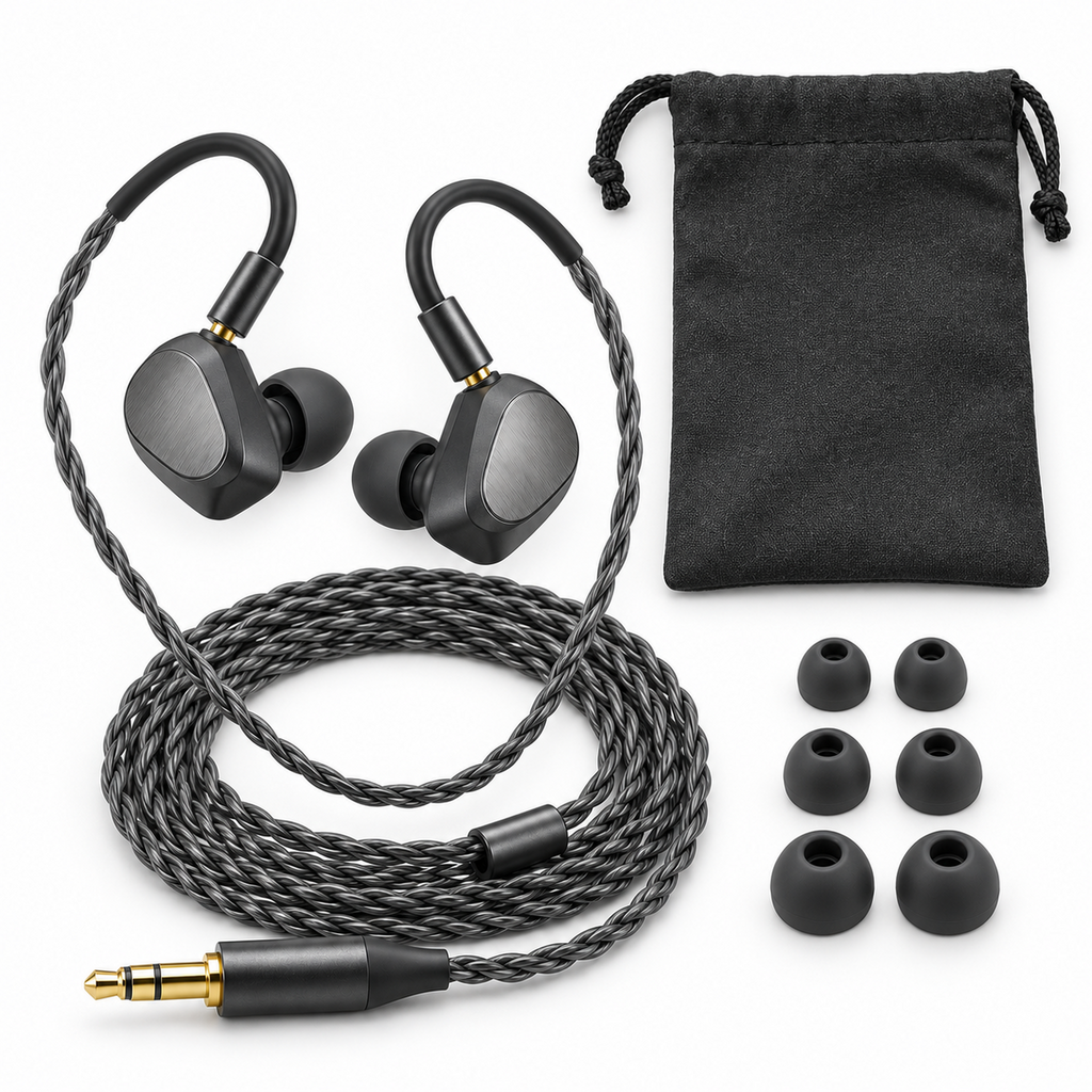 Contour-Fit Wired In-Ear Earphones