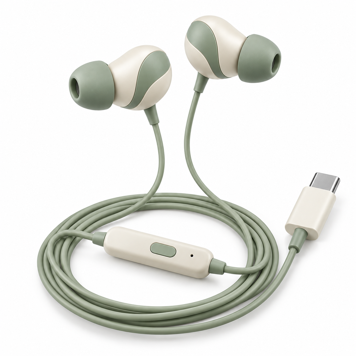 Compact USB-C In-Ear Earphones