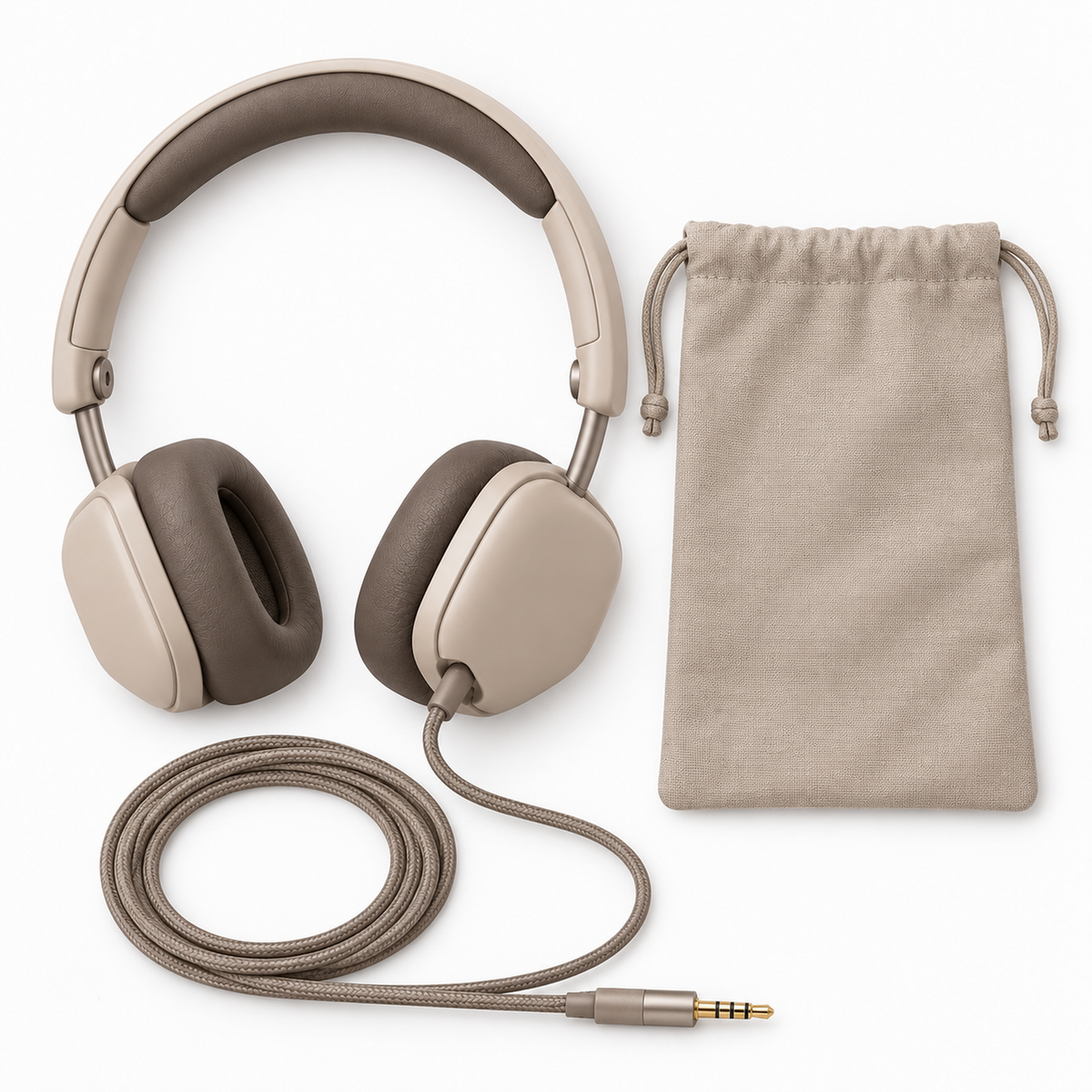 Compact On-Ear Wired Headphones