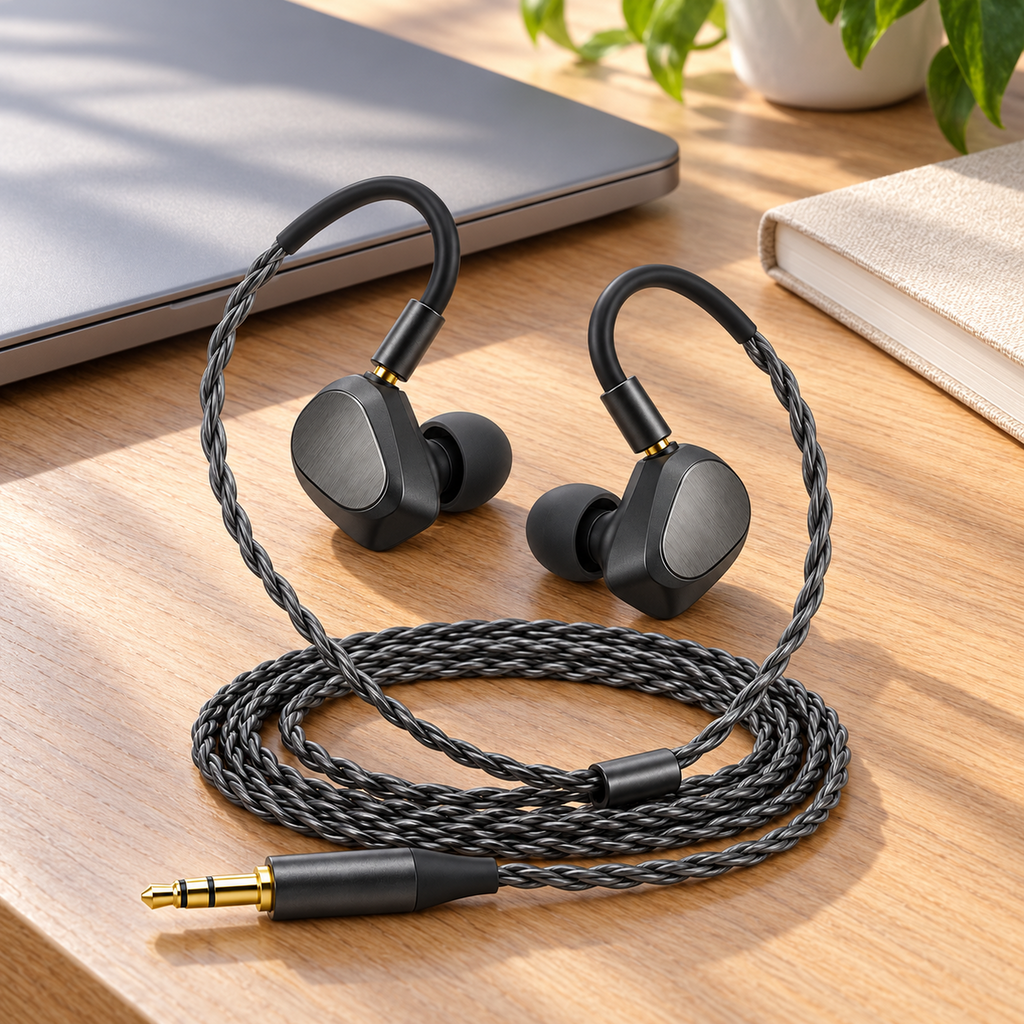 Contour-Fit Wired In-Ear Earphones