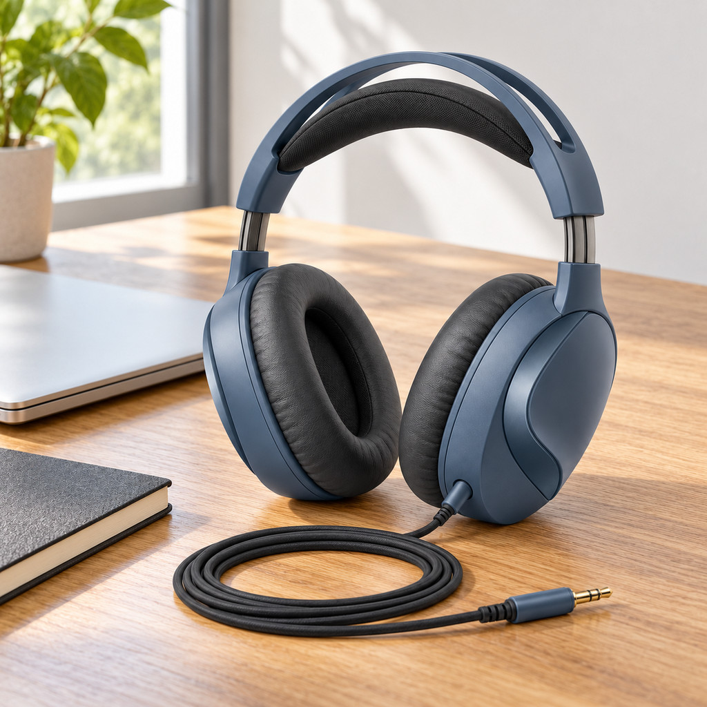 Closed-Back Studio Wired Headphones