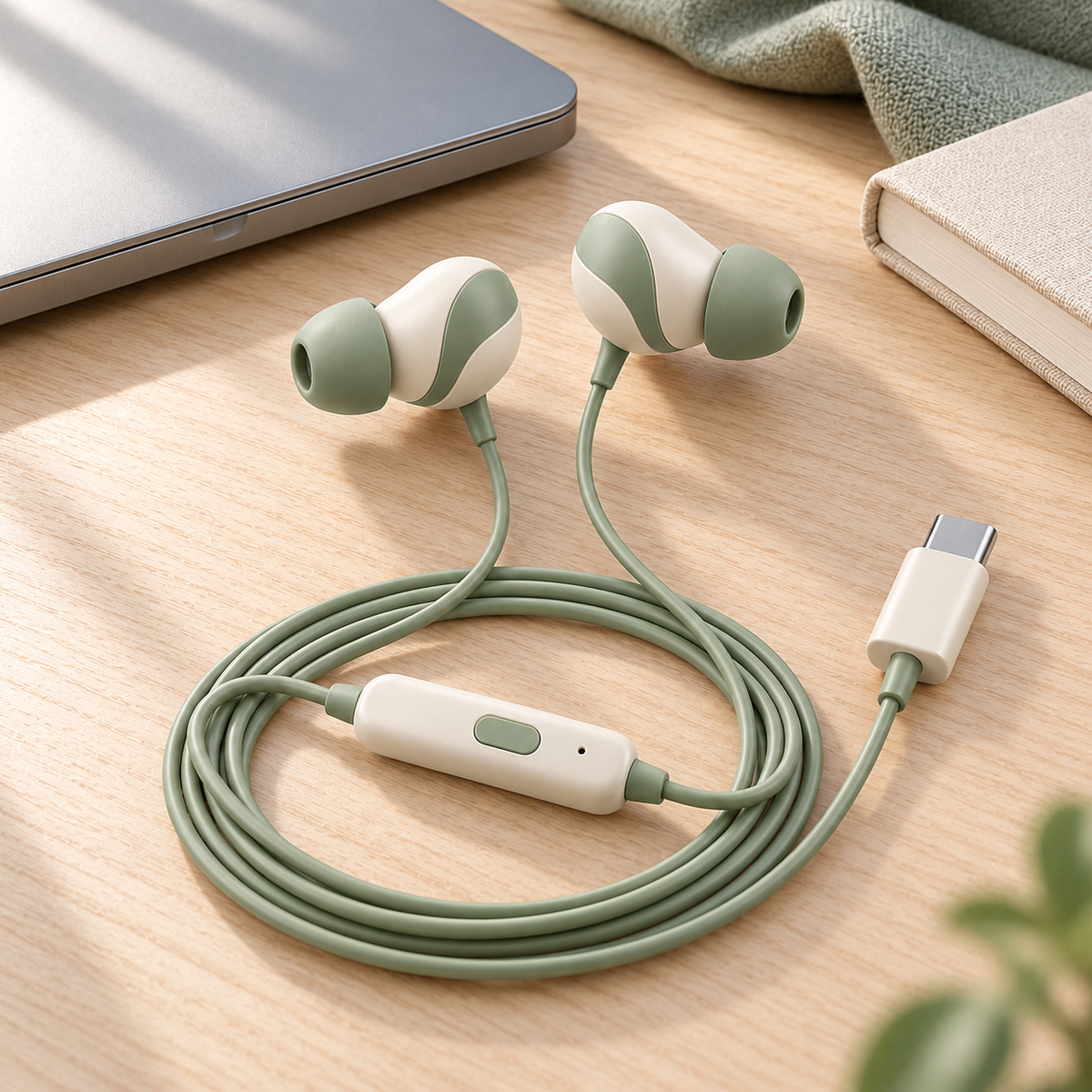 Compact USB-C In-Ear Earphones